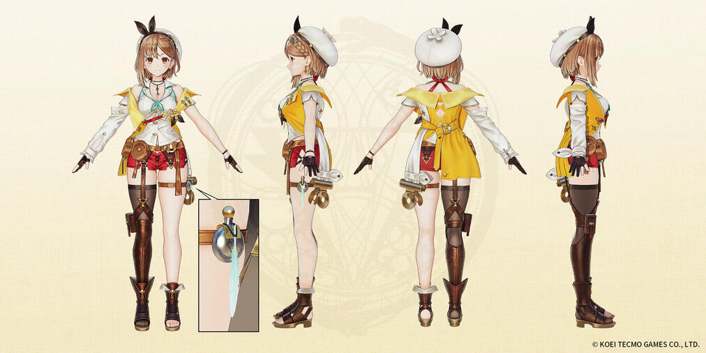 Ryza 3D Reference Sheet