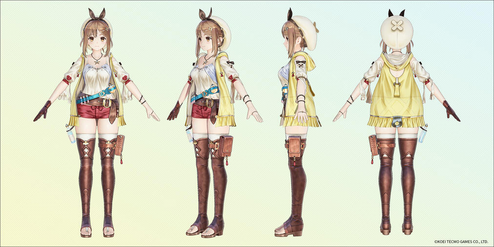 Ryza 3D Reference Sheet